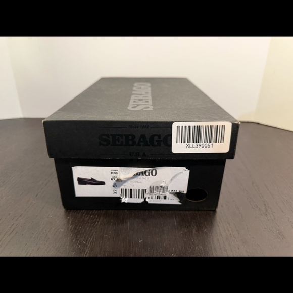 Sebago Classic Dan Citysides Penny Loafers Shoes Black Mens 7.5R main image 13